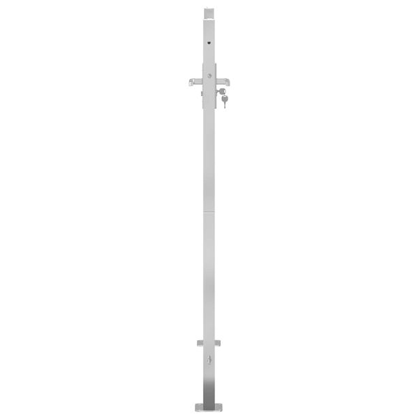 vidaXL Garden Gate 85x145 cm Stainless Steel