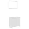 vidaXL Bathroom Furniture Set White Engineered Wood