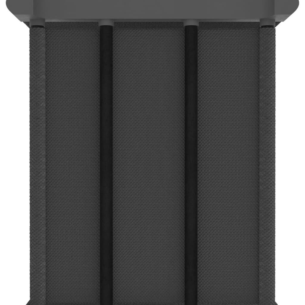 vidaXL 6-Cube Display Shelf with Boxes Grey 103x30x72.5 cm Fabric