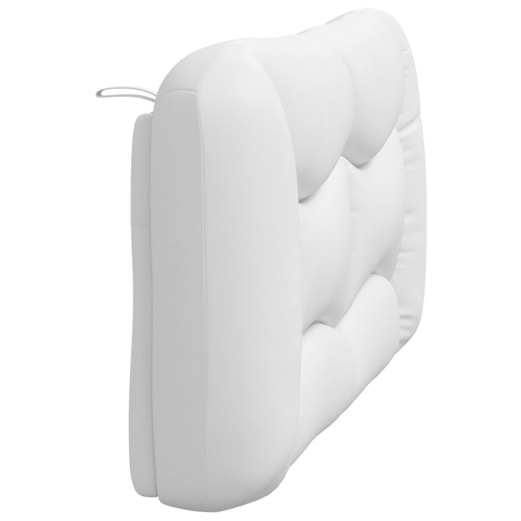 vidaXL Headboard Cushion "Hvar" White 137 cm Double Faux Leather