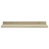 vidaXL Wall Shelves 4 pcs White and Sonoma Oak 40x9x3 cm