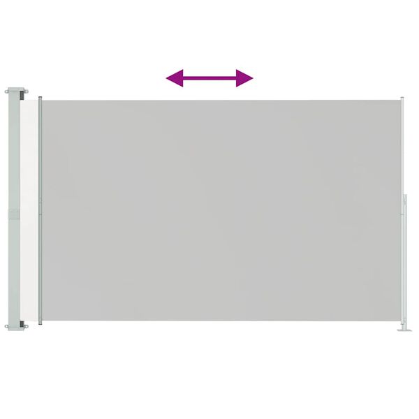 vidaXL Patio Retractable Side Awning 200x300 cm Cream