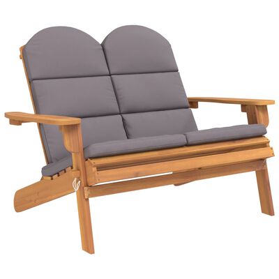 vidaXL 3 Piece Adirondack Garden Lounge Set Solid Wood Acacia