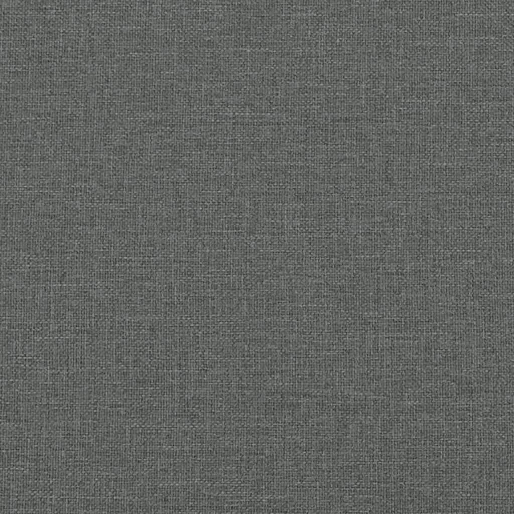 vidaXL Recliner Chair Dark Grey Fabric