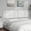 vidaXL Headboard Cushion "Zadar" White 193 cm Faux Leather