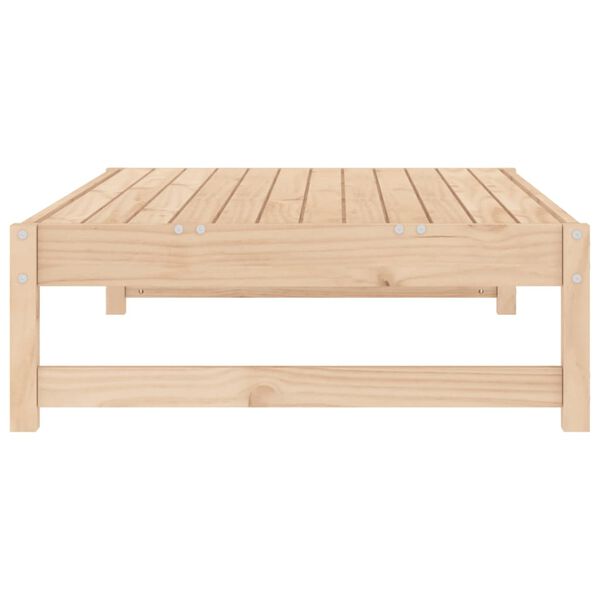 vidaXL Garden Footstool 120x80 cm Solid Wood Pine
