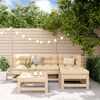 vidaXL 5 Piece Garden Lounge Set Solid Wood Pine