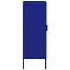 vidaXL Storage Cabinet Navy Blue 80x35x101.5 cm Steel