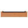 vidaXL Garden Raised Bed with Liner Brown 120x45x25 cm Solid Wood Fir