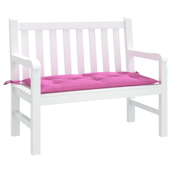 vidaXL Garden Bench Cushion Pink 100x50x7 cm Oxford Fabric