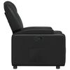 vidaXL Recliner Chair Black Faux Leather