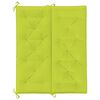 vidaXL Garden Bench Cushion Bright Green 120x(50+50)x7cm Oxford Fabric