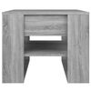 vidaXL Coffee Table Grey Sonoma 55.5x55x45 cm Engineered Wood