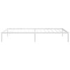 vidaXL Metal Bed Frame without Mattress White 100x200cm