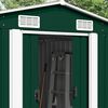 vidaXL Garden Shed 257x392x181 cm Metal Green