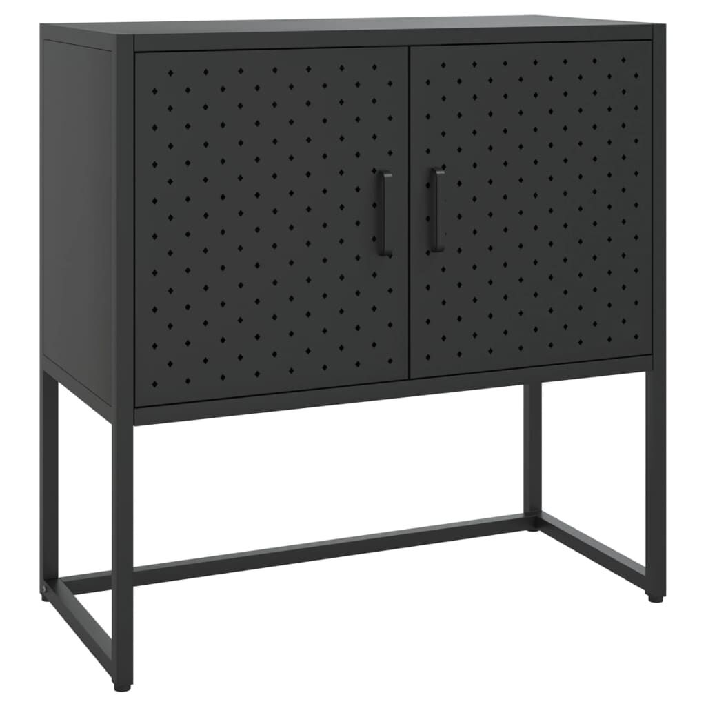 vidaXL Sideboard Black 75x35x75 cm Steel