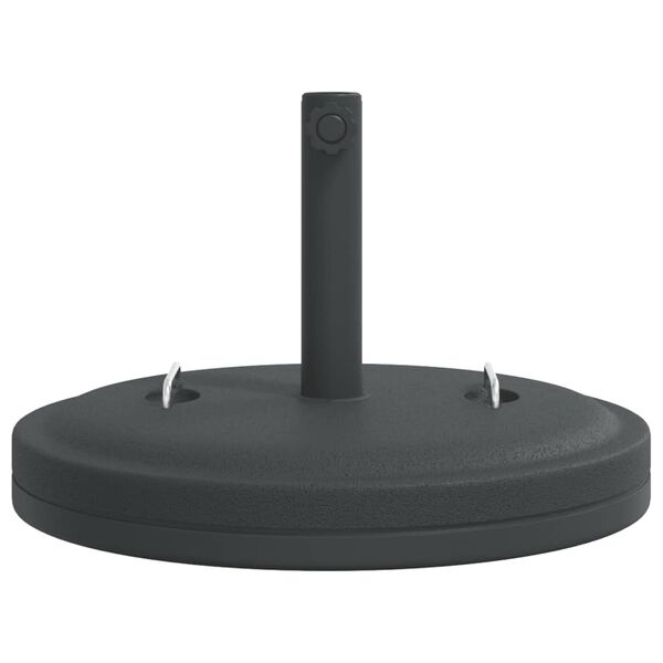 vidaXL Parasol Base with Handles for &Oslash;38 / 48 mm Poles 25 kg Round