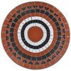 vidaXL 3 Piece Bistro Set Ceramic Tile Terracotta and White