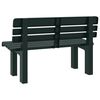 vidaXL Garden Bench Green 110x52x71 cm Polypropylene
