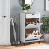 vidaXL Shoe Cabinet VIKEN White Engineered Wood