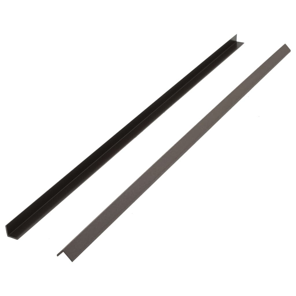 vidaXL 5 pcs Decking Angle Trims WPC 170 cm Dark Brown
