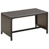 vidaXL Coffee Table Brown 70x40x38 cm Poly Rattan
