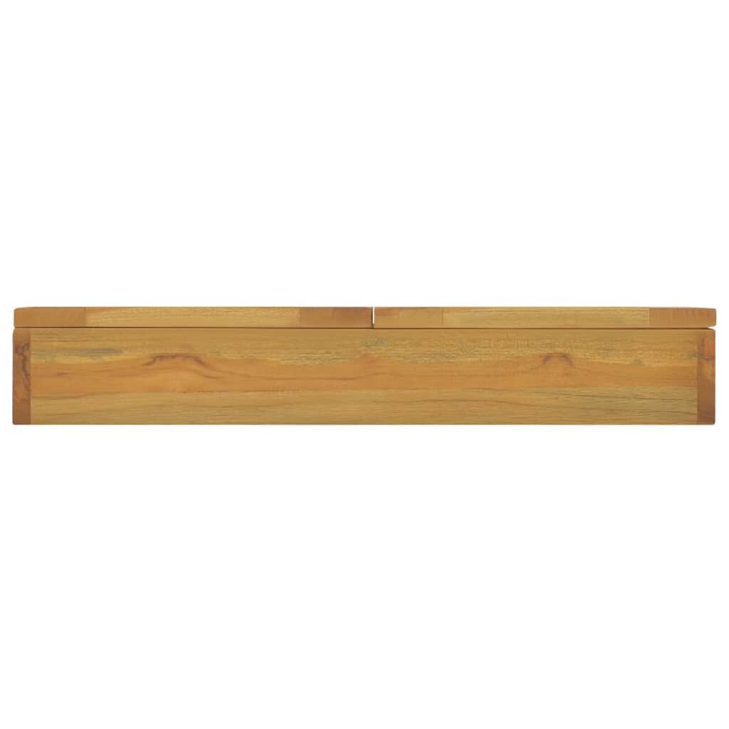 vidaXL Mirror Cabinet 60x10x40 cm Solid Wood Teak