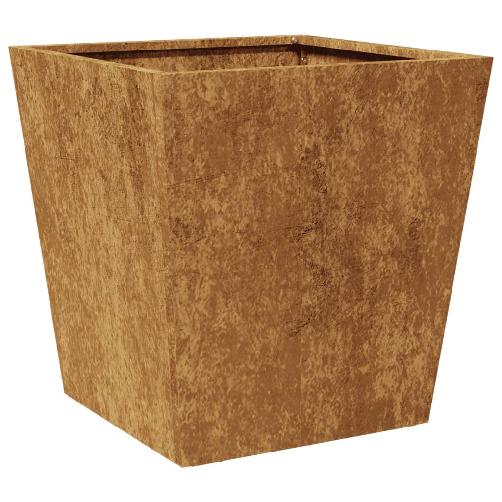 vidaXL Garden Planters 2 pcs 40x40x40 cm Weathering Steel