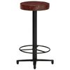 vidaXL Bar Stools 2 pcs 66 cm Real Leather