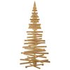 vidaXL Christmas Trees with Stand Brown 210 cm Solid pine wood