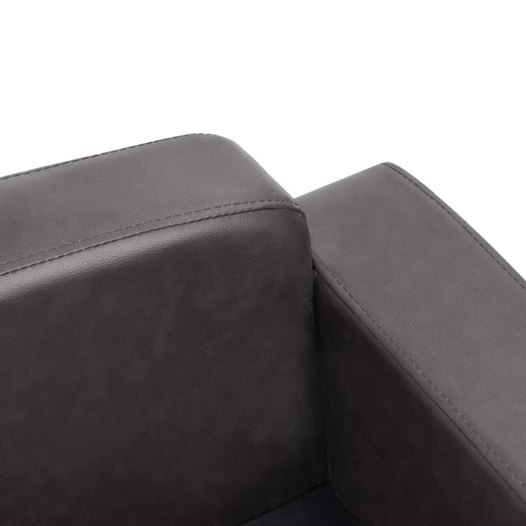 vidaXL Dog Sofa Grey 80x50x40 cm Faux Leather