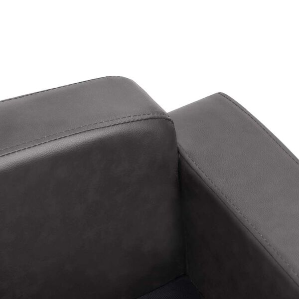 vidaXL Dog Sofa Grey 80x50x40 cm Faux Leather