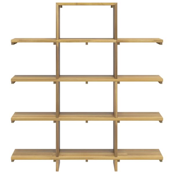 vidaXL Book Cabinet 100x30x120 cm Solid Wood Teak