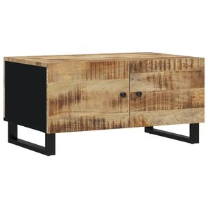 vidaXL Coffee Table 80x50x40 cm Solid Wood Mango&Engineered Wood