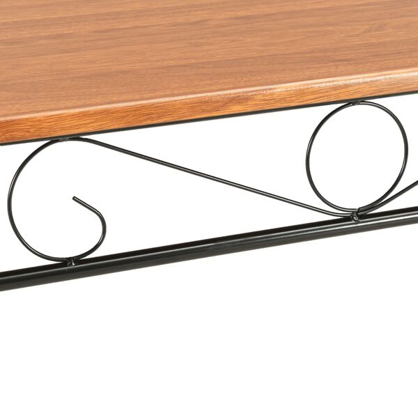 vidaXL Dining Table Brown 120x70x75 cm MDF