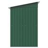vidaXL Garden Shed Green Metal