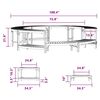 vidaXL Round Hot Tub Enclosure Surround Brown Ø255 cm