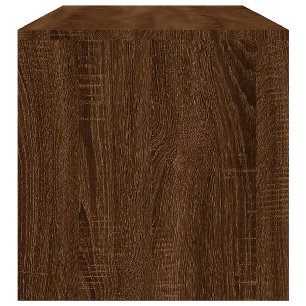 vidaXL Coffee Table Brown Oak 100x40x40 cm Engineered Wood