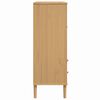 vidaXL Highboard SENJA Rattan Look Brown 90x40x112cm Solid Wood Pine