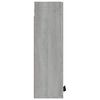 vidaXL Wall-mounted Bathroom Cabinet Grey Sonoma 32x20x67 cm