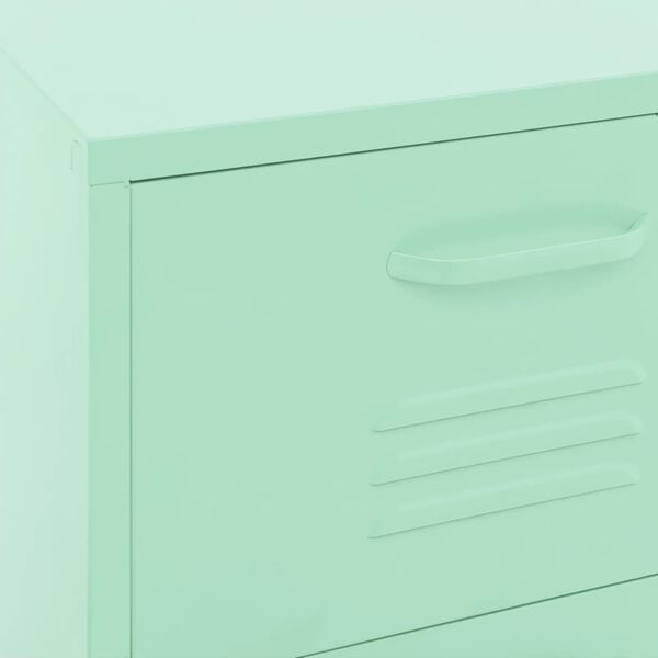 vidaXL Storage Cabinet Mint 42.5x35x101.5 cm Steel