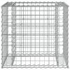 vidaXL Garden Bench with Gabion Basket Solid Wood Douglas