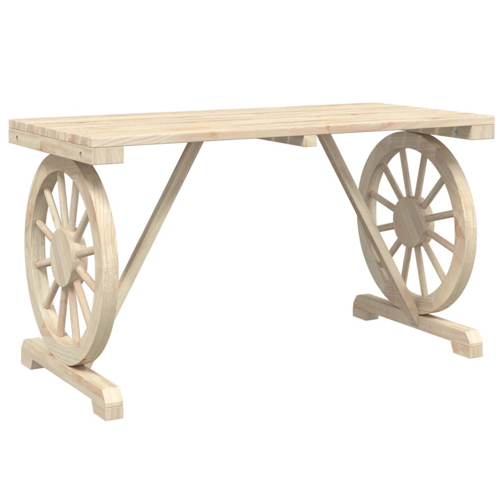 vidaXL Garden Table 115x55x65 cm Solid Wood Fir