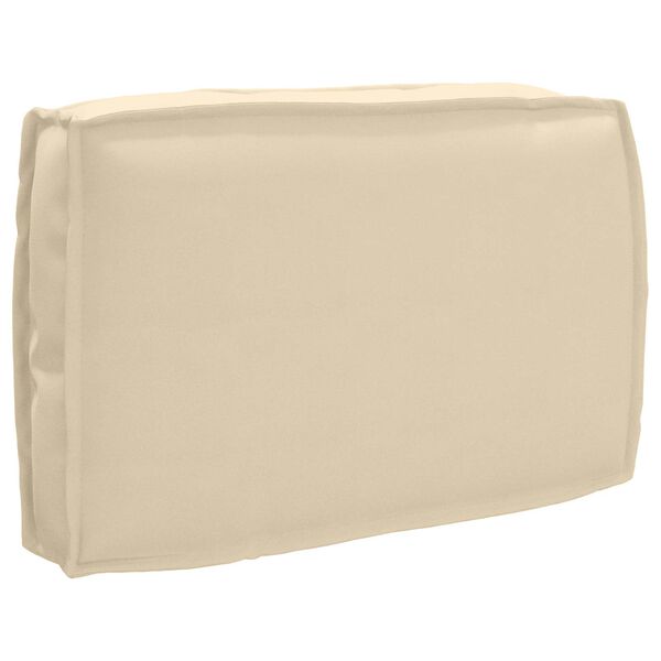 vidaXL Cushion Beige 60 x 40 x 12 cm Oxford Fabric