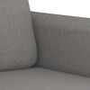 vidaXL 3-Seater Sofa Light Grey 180 cm Fabric