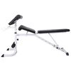 vidaXL Workout Bench with Weight Rack, Barbell and Dumbbell Set 90 kg