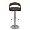 vidaXL Bar Stools 2 pcs Bent Wood