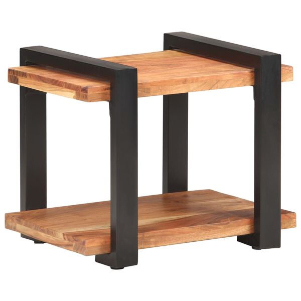 vidaXL Bedside Cabinet 50x40x40 cm Solid Acacia Wood