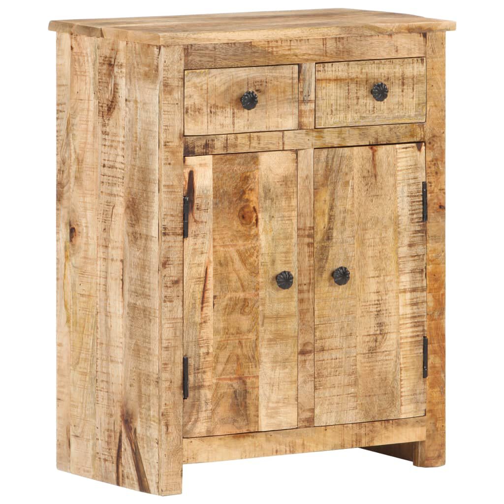 vidaXL Sideboard 59x35x75 cm Rough Mango Wood