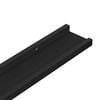 vidaXL Wall Shelves 2 pcs Black 100x9x3 cm
